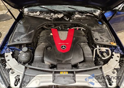 2017 Mercedes-Benz C 43 4Matic Amg z USA, uszkodzony, nr VIN 55SWF6EB6HU215870